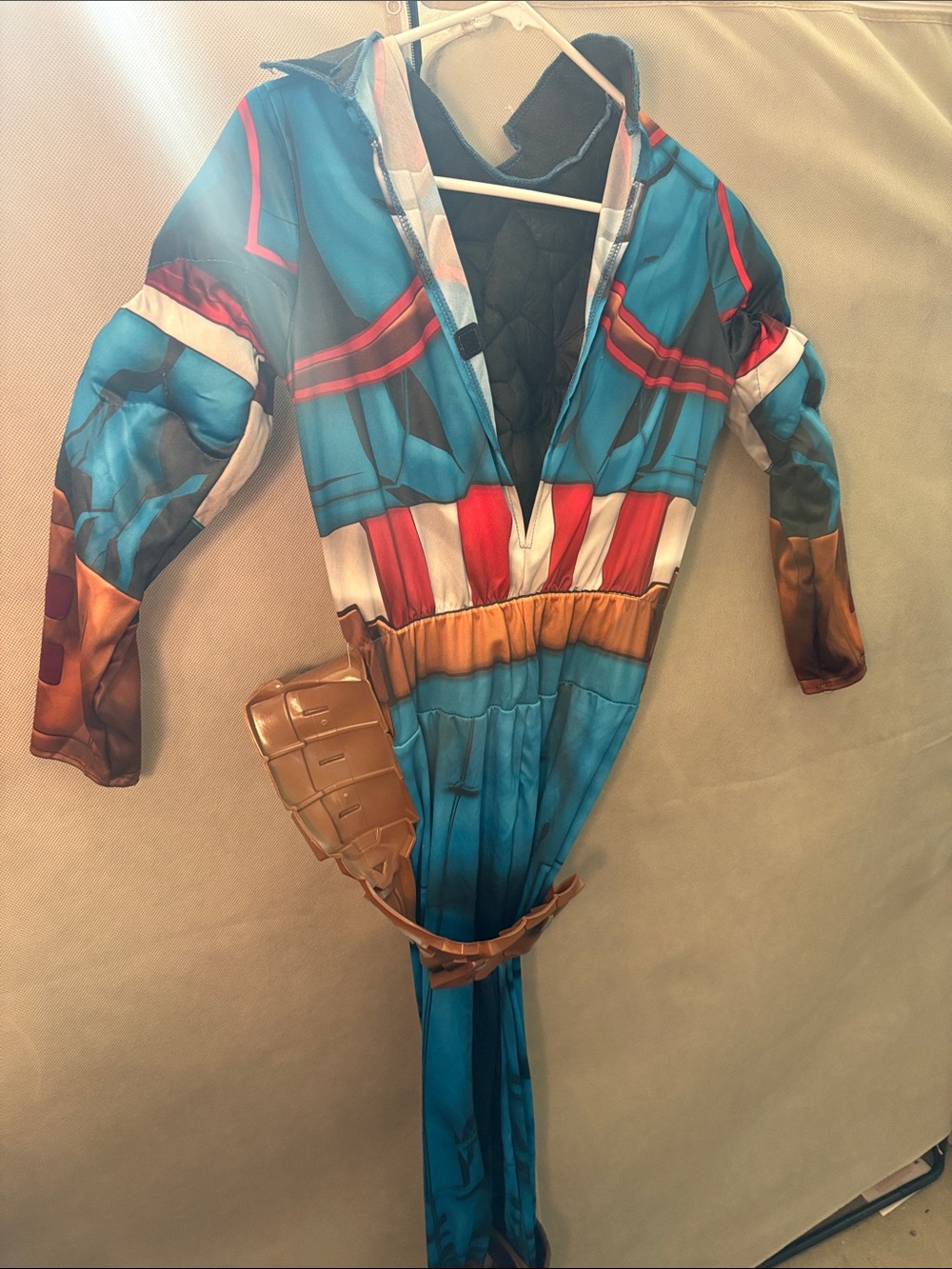 Marvel Blue and Red Captain-Inspired Kids Superhero Costume - Picture 2 of 4